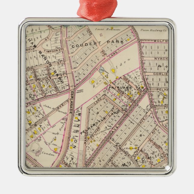 Pelham town, New York Metal Ornament (Front)