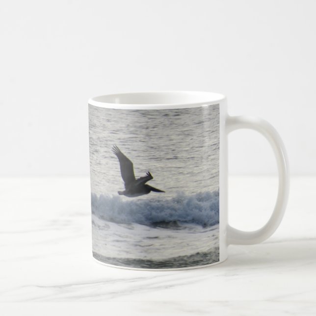 Pélican à la tasse de café de crépuscule (Droite)