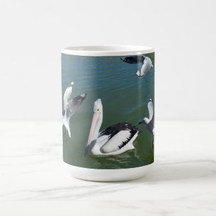Pelican And The  Gate Crashers,  Coffee Mug