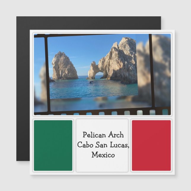 Pelican Arch, Cabo San Lucas  Magnet (Front/Back)