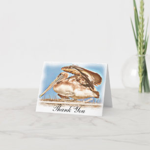 Pelican Awaits_ Thank You Card
