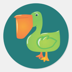 Pelican Classic Round Sticker