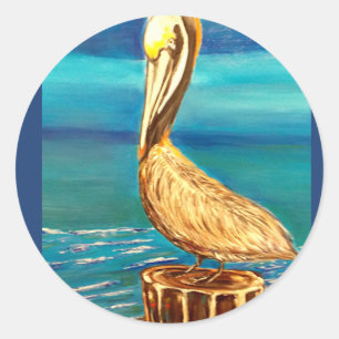 PELICAN CLASSIC ROUND STICKER