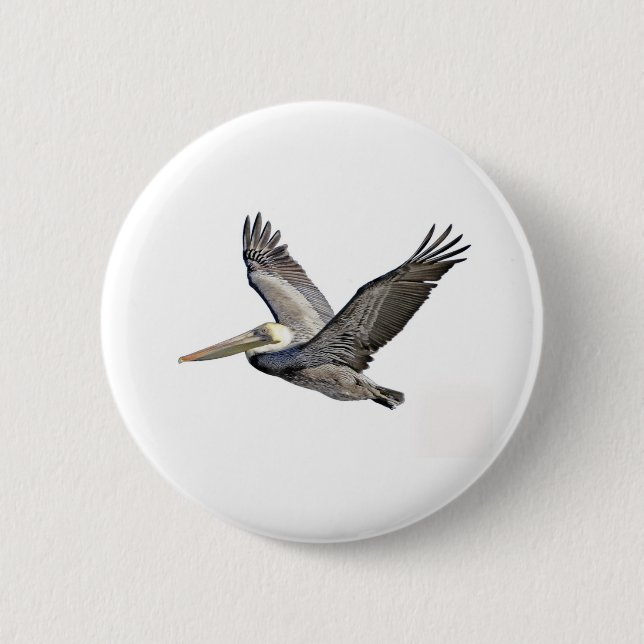 Pelican Clear 2 Inch Round Button (Front)