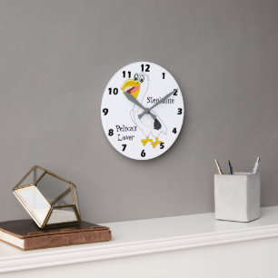 Pelican Design Round Clock