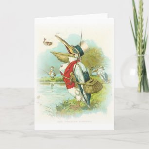 Pelican Fishing Card