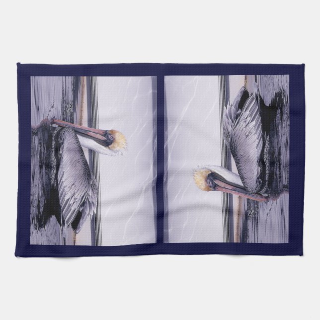 Pelican Gliding Kitchen Towel (Horizontal)