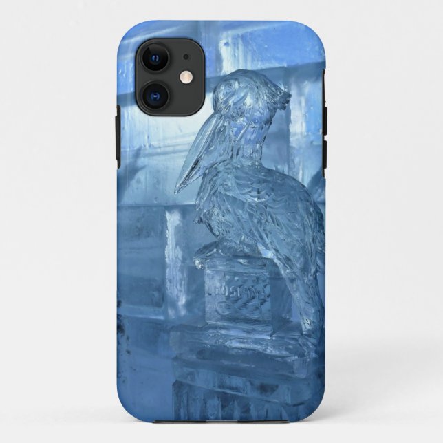 Pelican Ice Sculpture, Quebec, Canada Case-Mate iPhone Case (Back)