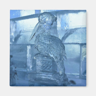 Pelican Ice Sculpture, Quebec, Canada Magnet
