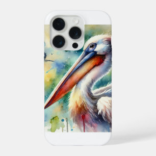 Pelican in Serenity 210724AREF108 - Watercolor iPhone 15 Pro Case