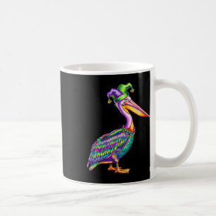 Pelican Mardi Gras Carnival Animal Lover Mens Wome Coffee Mug