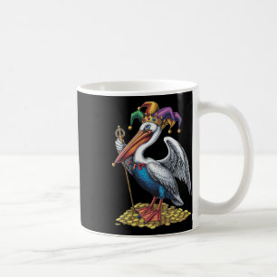 Pelican Mardi Gras Carnival Animal Lover Mens Wome Coffee Mug