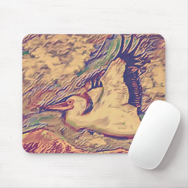 Pelican Mouse Pad (With Mouse)