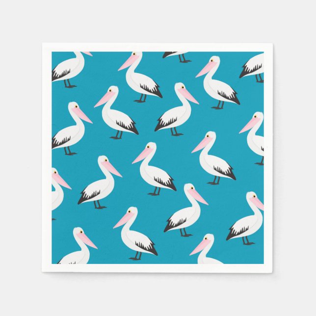 Pelican pattern napkin (Front)