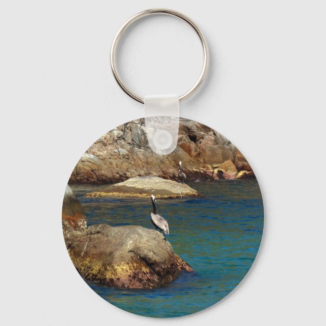Pelican Perch Keychain (Front)