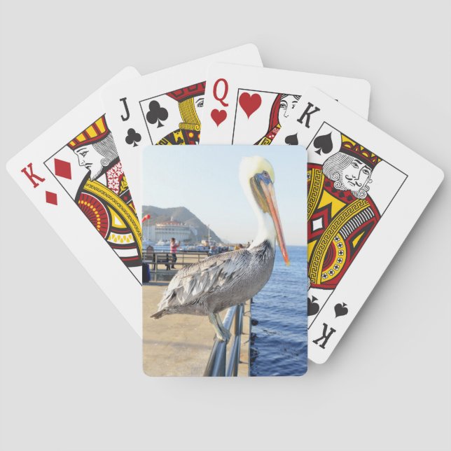 Pelican Playing Cards by Chartier (Back)