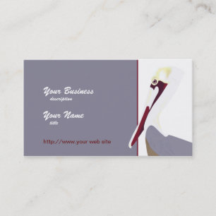 Pelican Portrait Business Card