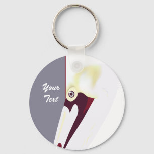 Pelican Portrait Keychain