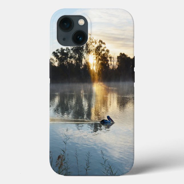 Pelican, River Murray Australia, iPhone 13 Case (Back)