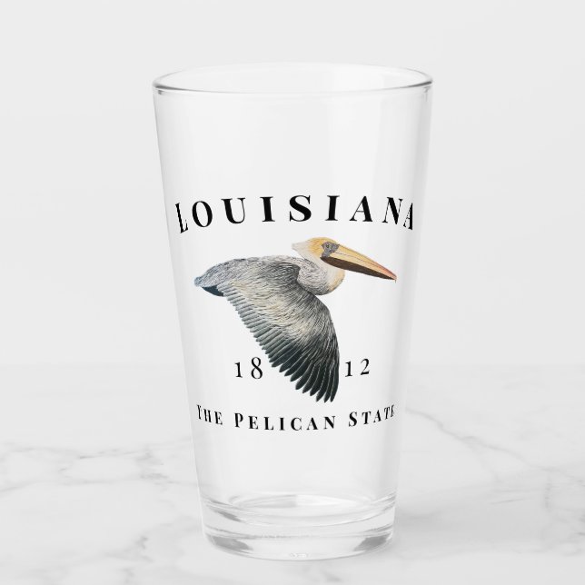 Pelican State 1812 Glass (Front)