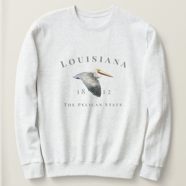 Pelican State 1812 Womens Sweatshirt (Design Front)