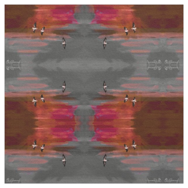 Pelican Storm Fabric (Swatch)