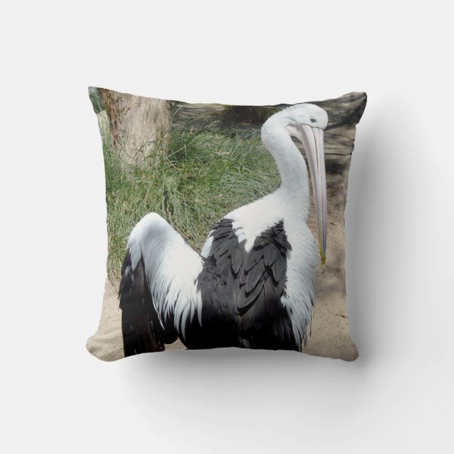 Pélican Temps De Prévenir, Coussin (Recto)