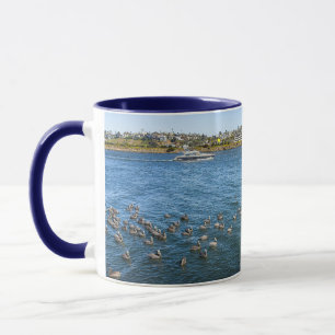 Pelicans Basking - Marina Del Rey, CA Mug