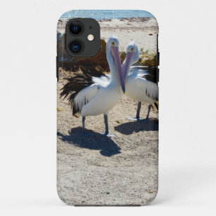 Pelicans In Love, iPhone 11 Case