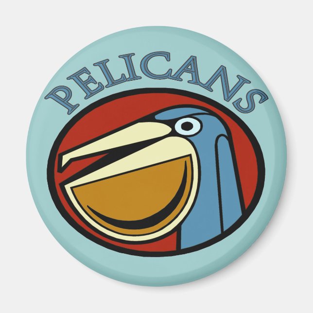Pelicans Sports teams Magnet (Front)