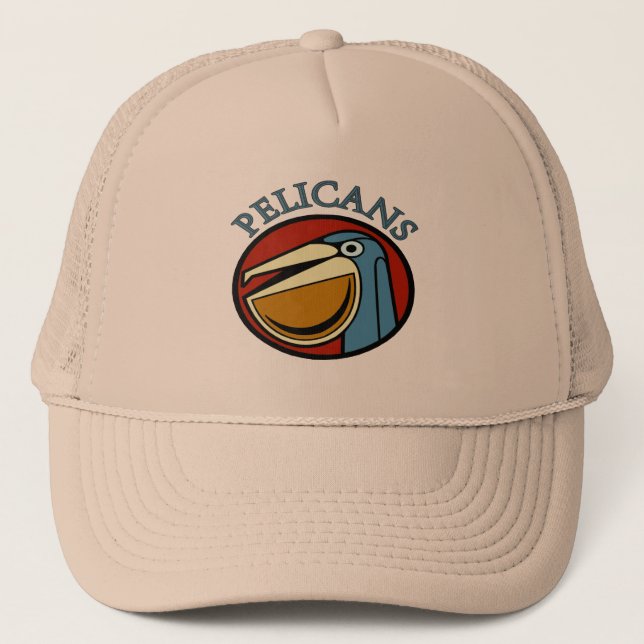 Pelicans Sports teams Trucker Hat (Front)