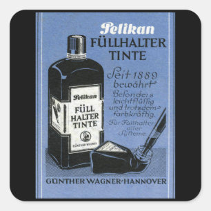Pelikan - Fullhalter Tinte Square Sticker