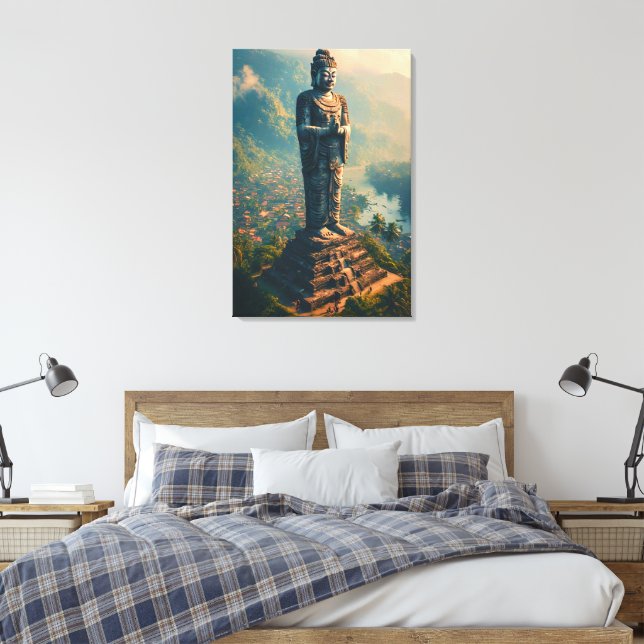 Pelindung Lembah - Protector of the Valley Canvas Print (Insitu(Bedroom))