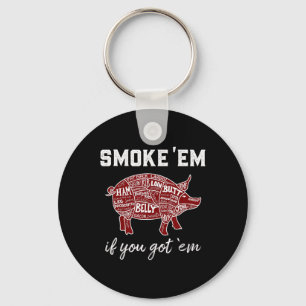 Pellet Grill Smoke em If You Got em Byrbecue Smoke Keychain
