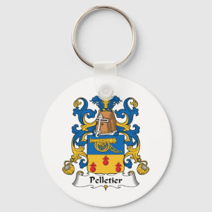 Pelletier Family Crest Keychain