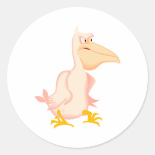 Pellin Pelican Classic Round Sticker