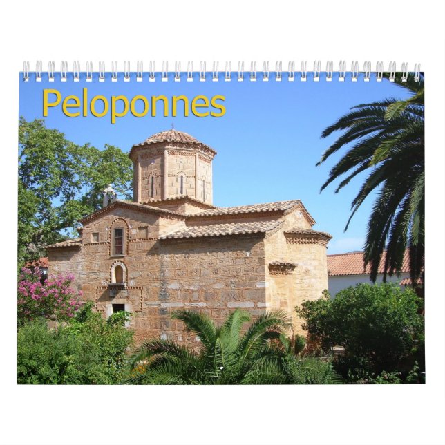 PELOPONNES, Greece Wall Calendar (Cover)
