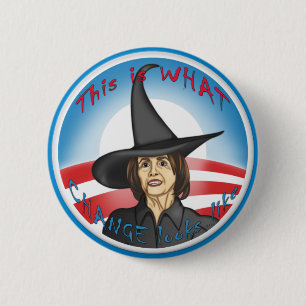 Pelosi: Looks like Change 2 Inch Round Button