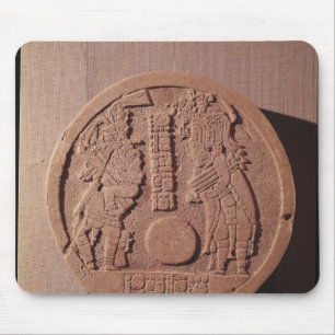 Pelote marker depicting two players mouse pad