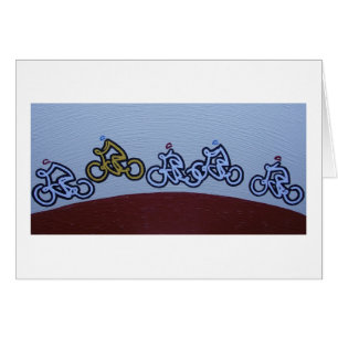 Peloton cycle race card