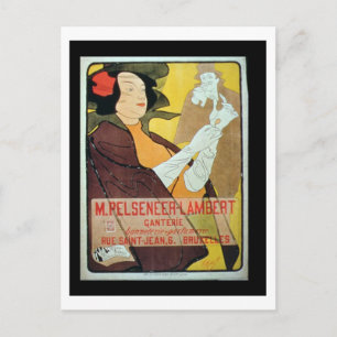'Pelseneer-Lambert Glove Makers, Millinery and Per Postcard