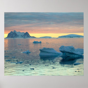 Peltier Channel in the last light of the day Poster