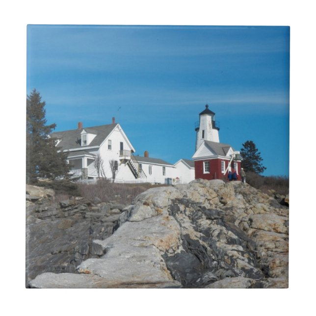 Pemaquid Lighthouse 24 Tile (Front)