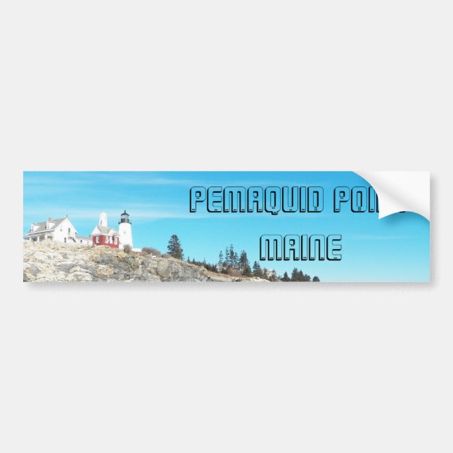 Pemaquid Point Bumper Sticker (Front)