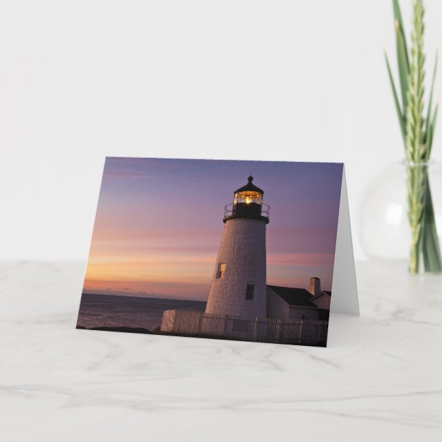 Pemaquid Point Light Station, Maine Card (Front)
