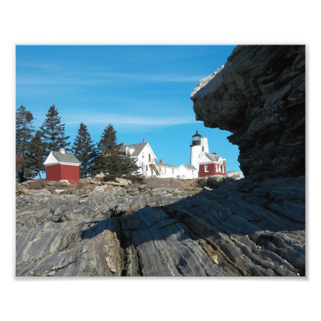 Pemaquid Point Lighthouse 22 Photo Print (Front)