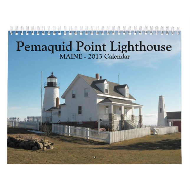 Pemaquid Point Lighthouse Calendar (Cover)