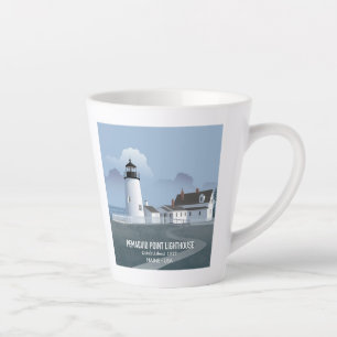 Pemaquid Point Lighthouse Latte Mug