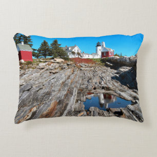 Pemaquid Point Lighthouse, Maine Decorative Pillow