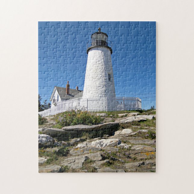 Pemaquid Point Lighthouse, Maine Jigsaw Puzzle (Vertical)